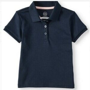 Wonder Nation Navy Blue Short Sleeve School Uniform Polo